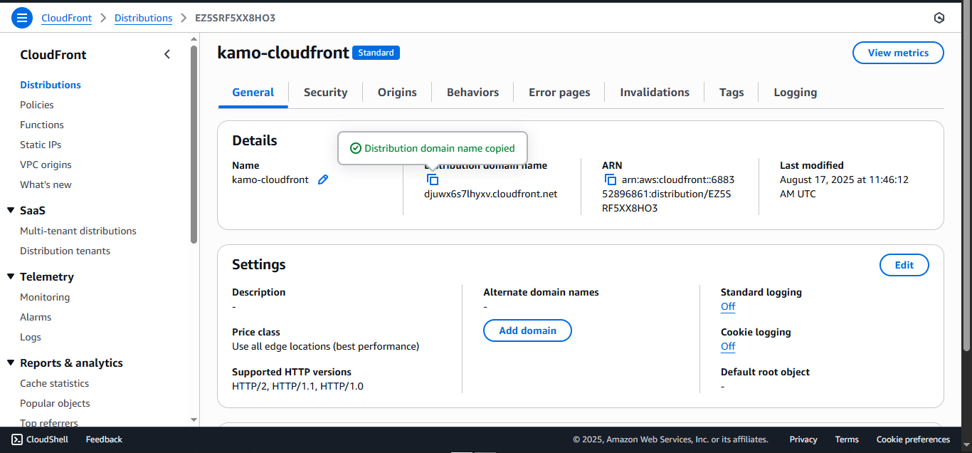 Amazon CloudFront